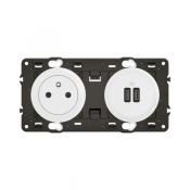  2P+T + 2 USB C 20W 2P COMPO BL 