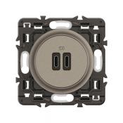  CHARGEUR 2USB C+C 20W COMPO TI 