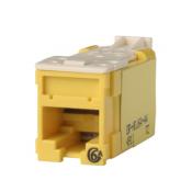  RJ45 HDJ CAT6A UTP JAUNE 