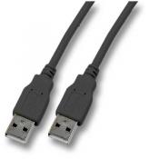  Cordon USB 2.0 A-A M / M Noir 