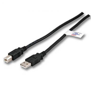  Cordon USB 2.0 A-B M / M Noir 
