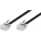  Cordon RJ11 noir - 3m - NPR 