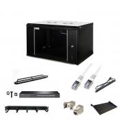  Solution 19" 6U Equip� 24 port 