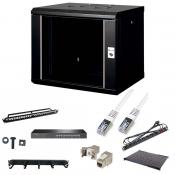  Solution 19" 9U Equip� 24 port 