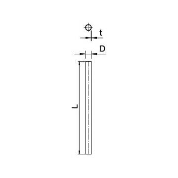  Tube aluminium non filet� S16W 