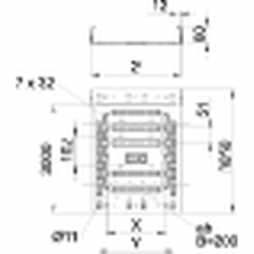  Chemin de c�bles RKSM 650 FS/6 