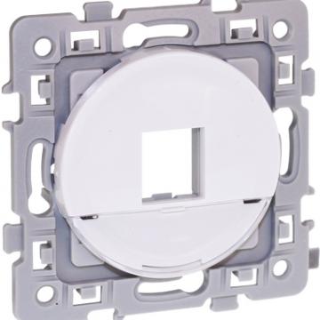  SQUARE plastrRJ45 KEYSTONE BLC 