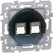  SQUARE 2xRJ45CAT6 (Gr2 TV)VULC 