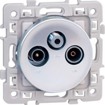  SQUARE TV-FM-SAT SILVER 