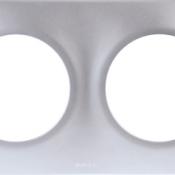  SQUARE PLAQ SILVER 2P ent71mm 