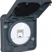  OXXO Prise RJ45 cat 6 GRIS 