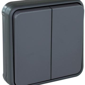  OXXO dbleVV GRIS ENCASTRE IP55 