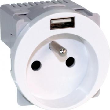  COMETE PC  2P+T + USB A BLC 