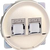  COMETE DbleRJ45Cat6Grd3TITANE 