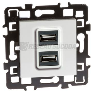  Prise double USB A 