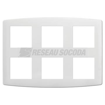  Plaque 2x3 postes 