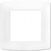  Plaque blanche 1 poste 