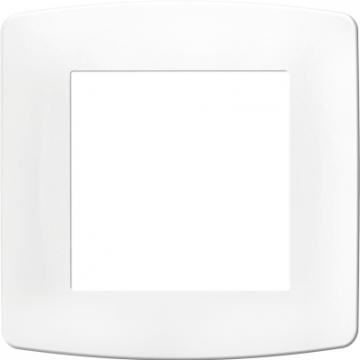  Plaque blanche 1 poste 
