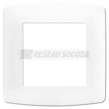  Plaque blanche 1 poste 