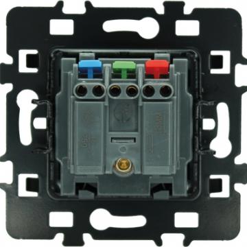  Prise 2P+T anthracite 
