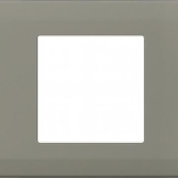  Plaque taupe 3 positionstes 