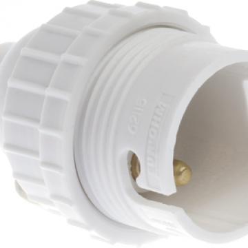  Douille B22 dble bague blanche 