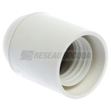  Douille E 27 sple bague blanc. 