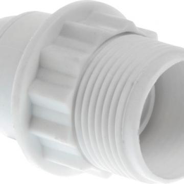  Douille E 27 dble bague blanc. 