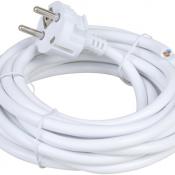  Cordon 3x1.5�  5m blanc 