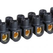  Barrettes laiton noire 6 mm� 