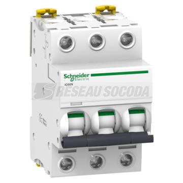  Acti9 iC60N disj 3P 63A crbe C 