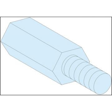  4 Entretoise hexagonale M5 H55 