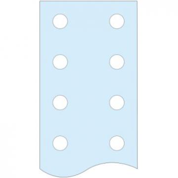  Barre JdB vertical perfo.80x10 