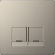  Enjo simple RJ45x2 nickel 