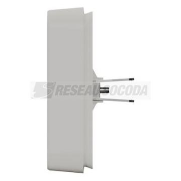  Cadre 1 poste  griffes blanc 