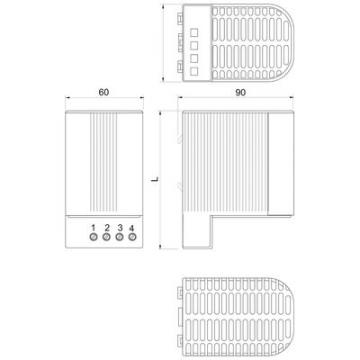  Res. chauf. isolee 100W 12..24 