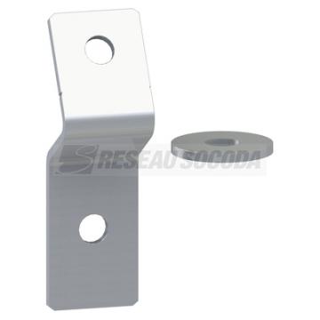  2 �quer. sup. borniers 45 degr 