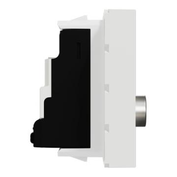  Prise TV m�le individ 2m Blanc 