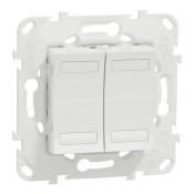  Unica KNX 4BP led blanc +supp 
