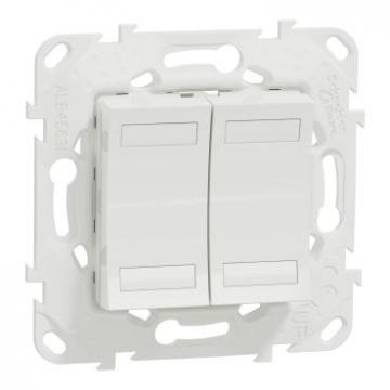  Unica KNX 4BP led blanc +supp 