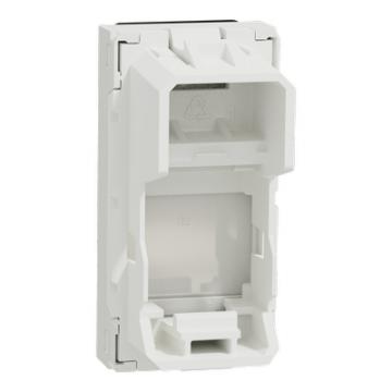 Prise 1 RJ45 Keyst 1m Blc ant 