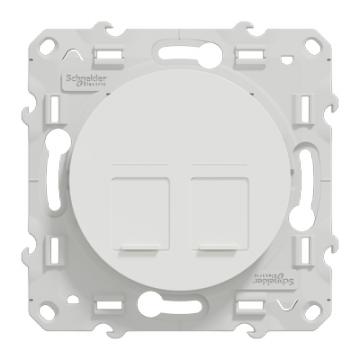  Odace 2011 DBL RJ45 SS CON BLC 