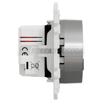  Prise USB type A+C rapide alu 