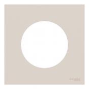  Odace plaque 1 poste beige sab 