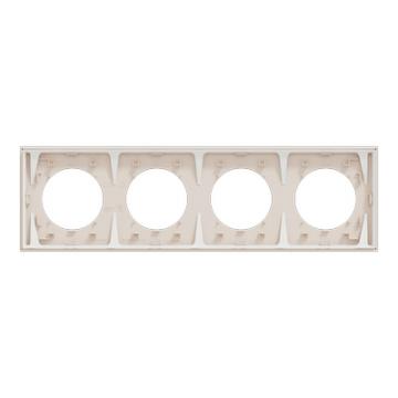  Odace plaque 4 postes beige sa 