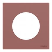  Odace plaque 1 poste rose gren 