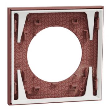  Odace plaque 1 poste rose gren 