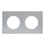  Odace M. plaque 2 postes titan 