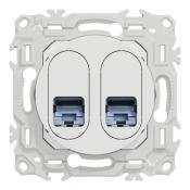  Odace prise double RJ45 cat.6 