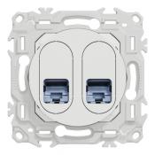  Odace prise double RJ45 cat.6a 